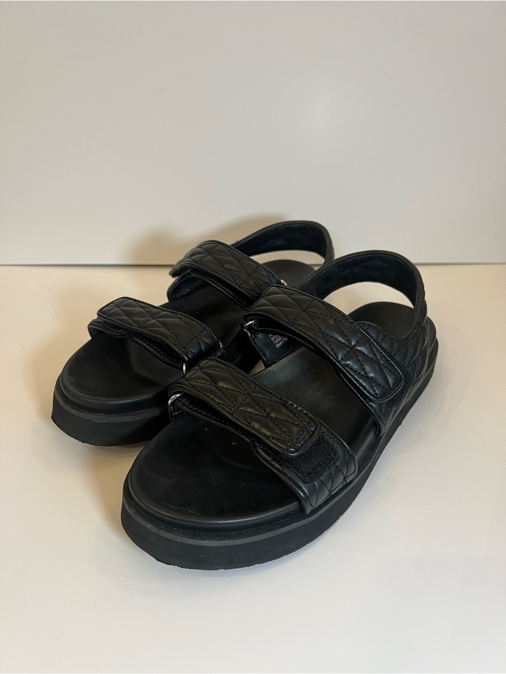 Chunky Black Sandals